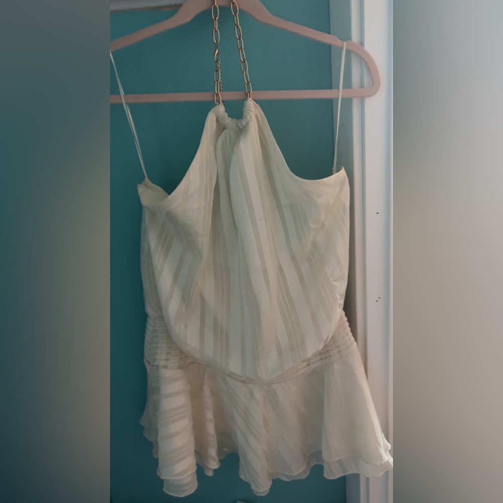 Edikted Cream Halter Top